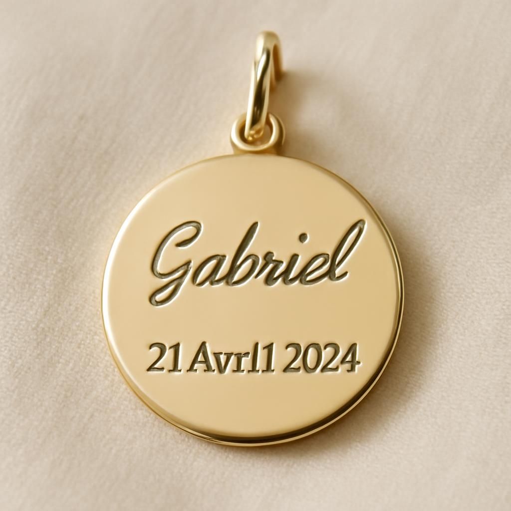 découvrez le nombre de caractères maximum pour une gravure sur médaille de baptême et personnalisez ce cadeau unique avec un message parfait.